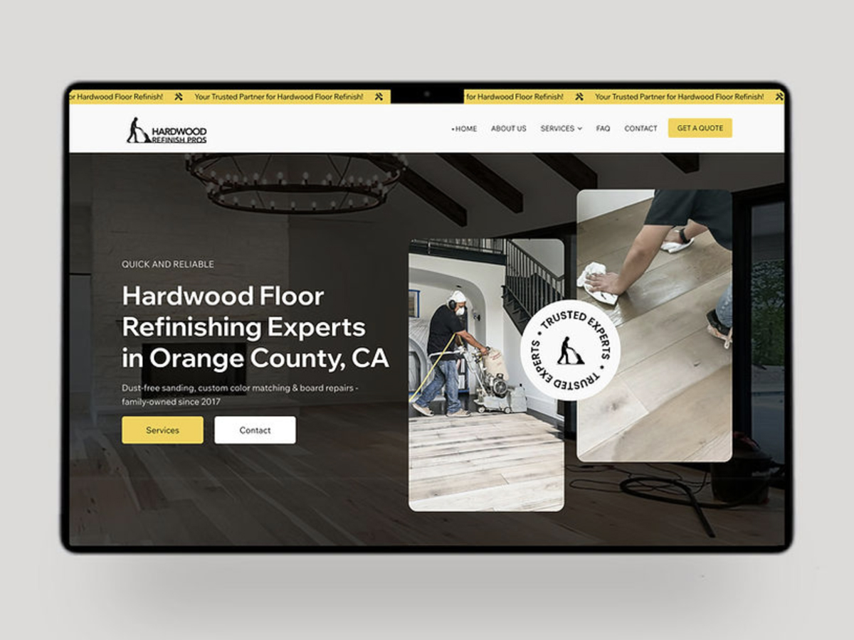 Hardwood Refinish Pros project